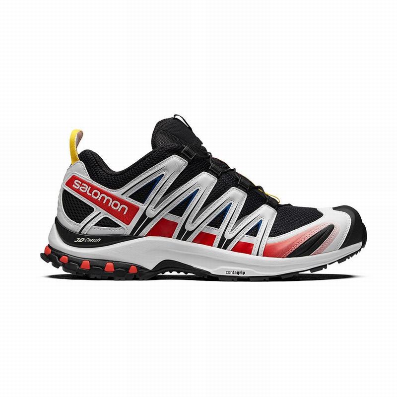 Salomon XA PRO 3D RACING Zapatillas Trail Running Hombre - Negras / Blancas - Colombia (45762-HPNT)